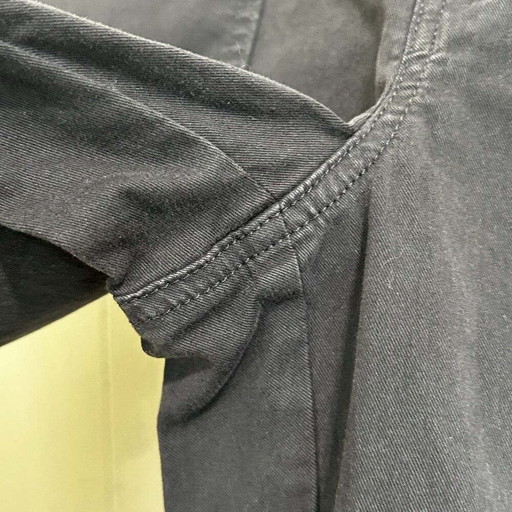 Banana Republic Women Barrel Pant Size 10 Dark Gray High Rise Tapered Pants - Picture 7 of 14